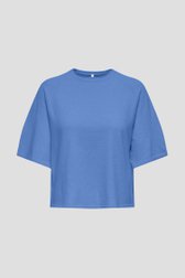 Productfoto 1 van Blauw gemêleerd truitje door ONLY Carmakoma voor Dames