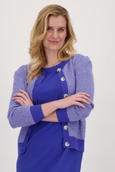 Blauw gemêleerde cardigan van Liberty Loving nature voor Dames