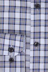 Blauw geruit hemd - comfort fit van Dansaert Blue voor Heren