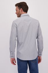 Blauw geruit hemd - Regular fit van Dansaert Blue voor Heren
