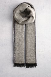 Voorkant van Blauw-grijze sjaal door Modeno voor Heren