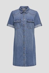 Productfoto 1 van Blauw jeanskleedje met korte mouwen door ONLY Carmakoma voor Dames