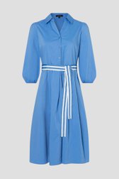Blauw kleedje met striklint van More & More voor Dames