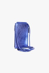 Blauw metallic telefoontasje van Liberty Island voor Dames