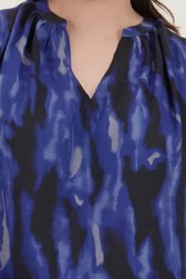 Blauw midi kleedje met print van Only Carmakoma voor Dames