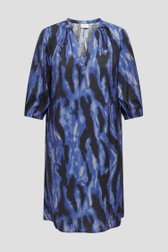 Blauw midi kleedje met print van Only Carmakoma voor Dames