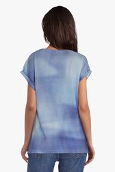 Blauw T-shirt in viscose van Bicalla voor Dames