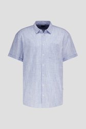 Blauw-wit gemêleerd hemd van Jefferson voor Heren