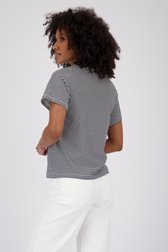 Blauw-wit gestreept T-shirt van JDY voor Dames