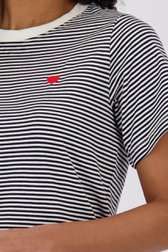 Blauw-wit gestreept T-shirt van JDY voor Dames