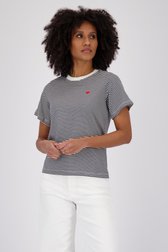 Blauw-wit gestreept T-shirt van JDY voor Dames
