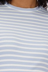 Blauw-wit gestreept T-shirt van JDY voor Dames