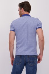 Blauw-wit gestreepte polo van Dansaert Blue voor Heren