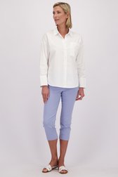 Voorkant van Blauwe 7/8 legging met jeanslook door Claude Arielle voor Dames