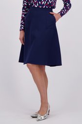 Productfoto 2 van Blauwe A-lijn rok  door Claude Arielle voor Dames