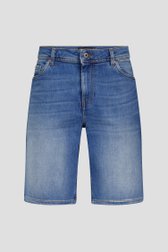 Blauwe bermuda in denim van Ravøtt voor Heren