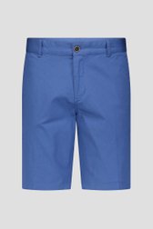 Productfoto 3 van Blauwe bermuda met ruitjesprint door Dansaert Blue voor Heren