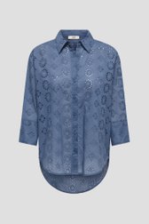 Productfoto 1 van Blauwe blouse met broderie anglaise door JDY voor Dames