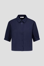 Productfoto 1 van Blauwe blouse met korte mouwen door Liberty Island voor Dames