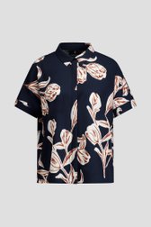 Productfoto 1 van Blauwe blouse met print  door AC by Annelien Coorevits voor Dames