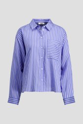 Productfoto 1 van Blauwe blouse met strepen door Libelle voor Dames