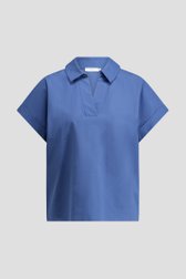 Productfoto 1 van Blauwe blouse met V-hals door Liberty Island voor Dames