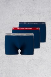 Blauwe boxers - Trunk pants - Set van 3 van Tom Tailor voor Heren
