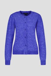 Blauwe cardigan met wol en alpaca van Signature voor Dames