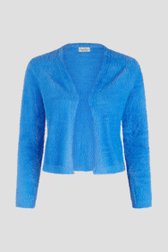 Blauwe cardigan zonder knopen van Barbara Lebek voor Dames