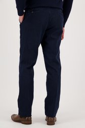 Achterkant van Blauwe chino denim – Luc - regular fit door Brassville voor Heren