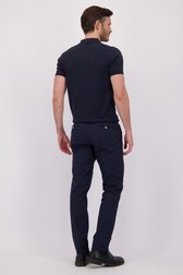 Achterkant van Blauwe chino - Louisiana - regular fit  door Brassville voor Heren