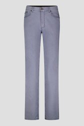 Blauwe chino met jeanslook - Jackson - Regular fit van Brassville voor Heren