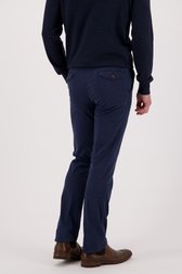 Blauwe chino - New York - slim fit van Brassville voor Heren