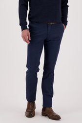 Blauwe chino - New York - slim fit van Brassville voor Heren