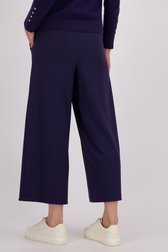 Achterkant van Blauwe culotte met stretch  door Liberty Island voor Dames