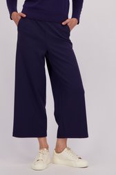Voorkant van Blauwe culotte met stretch  door Liberty Island voor Dames