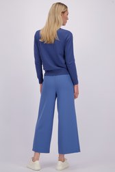 Achterkant van Blauwe culotte met stretch door Liberty Island voor Dames