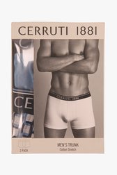 Blauwe en geprinte boxershort - 2 stuks van Cerruti 1881 voor Heren