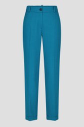Blauwe geklede broek van More & More voor Dames