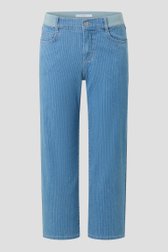 Productfoto 1 van Blauwe gestreepte jeans - Culotte door Angels voor Dames