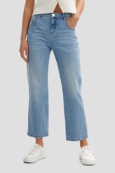 Blauwe jeans - Boyfriend fit - 7/8 lengte van Opus voor Dames