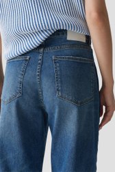 Blauwe jeans met contrasterende streep - Wide fit van Opus voor Dames