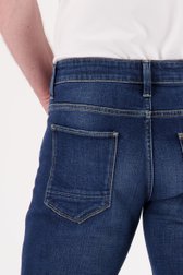Blauwe jeans met wassing - Tim - slim fit - L34 van Liberty Island Denim voor Heren