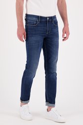 Blauwe jeans met wassing - Tim - slim fit - L34 van Liberty Island Denim voor Heren