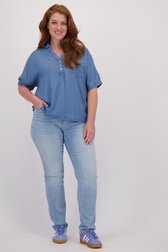 Voorkant van Blauwe jeans - Slim fit  door ONLY Carmakoma voor Dames