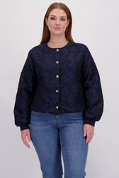 Voorkant van Blauwe jeans - Straight fit door Kaffe Curve voor Dames