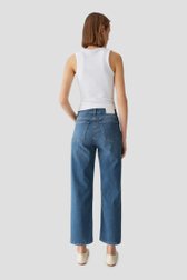 Detail van Blauwe jeans - Straight fit door Opus pants voor Dames