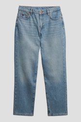 Productfoto 1 van Blauwe jeans - Straight fit door Superdry voor Dames