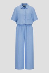 Blauwe jumpsuit met gemêleerde look van Libelle voor Dames
