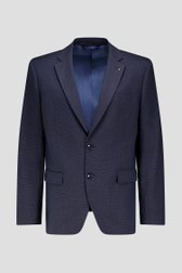 Productfoto 1 van Blauwe kostuumvest met ruitjes - Comfort fit door Dansaert Black voor Heren